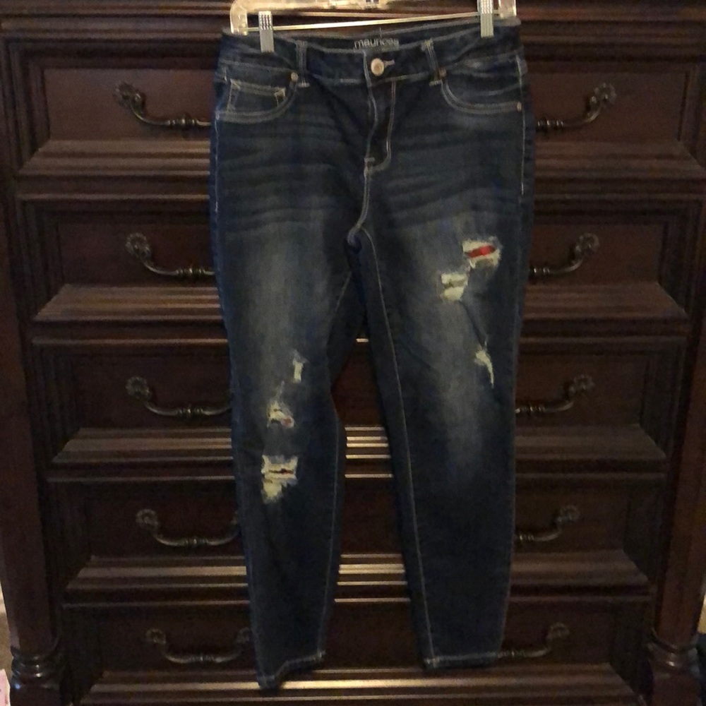 Distressed Buffalo styled Jeggings